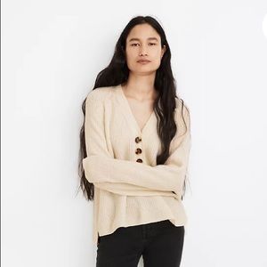 Madewell Ribbed Lyle Henley Sweater